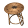 Bamboo stool 50s Decoration natural wood rattan wicker Vintage Plant Door