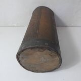 old carved wooden umbrella stand