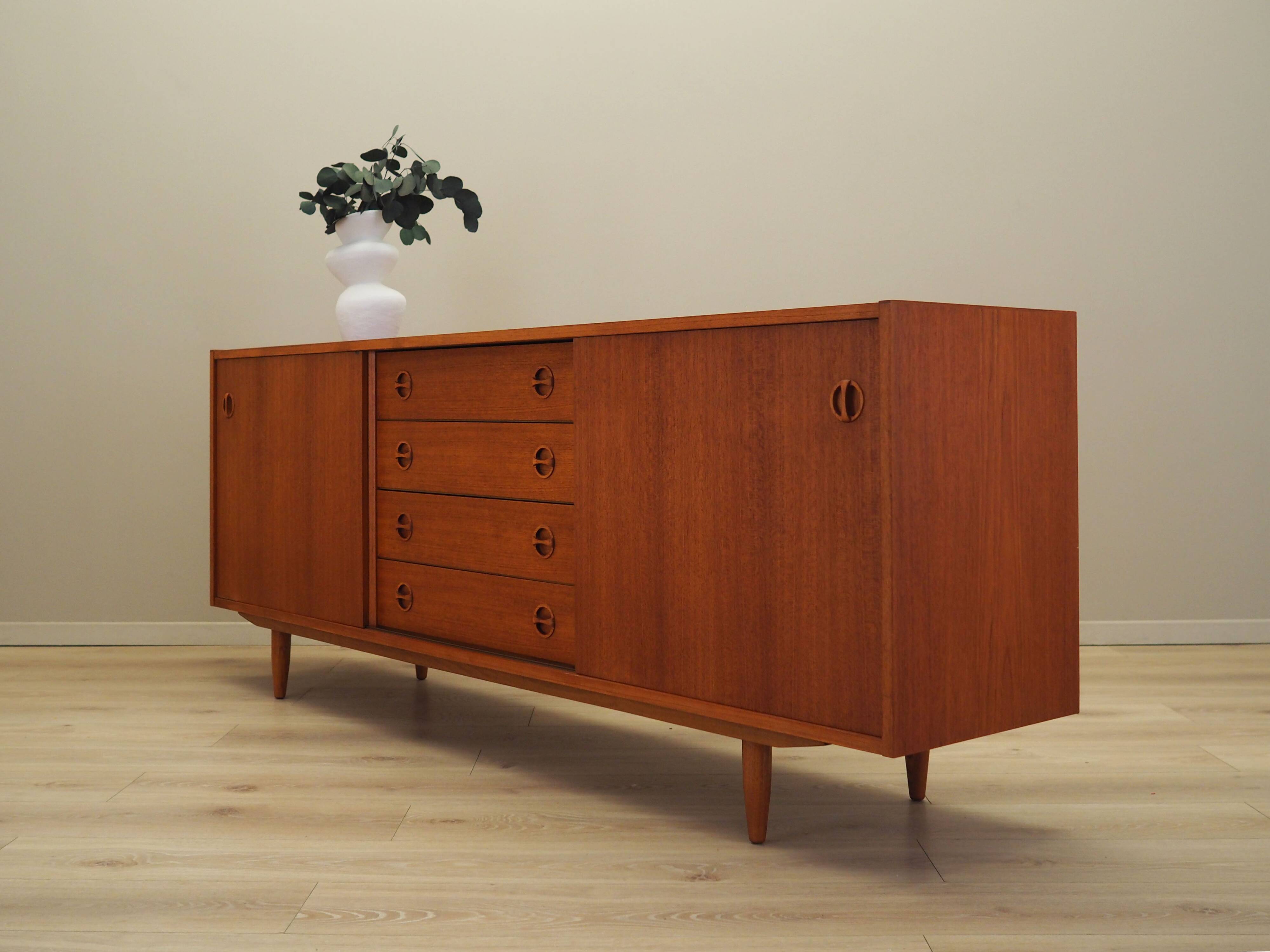 Teak sideboard, Danish design, 1970s, production: Denmark