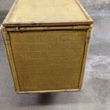 Enfilade en rotin design vintage