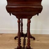 Travailleuse Louis Philippe en acajou XIX ème siècle