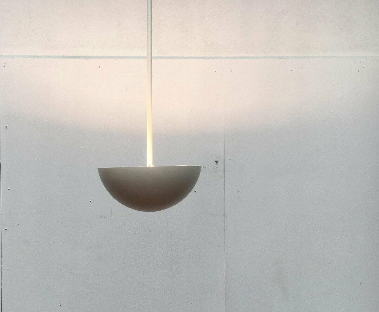 Mid-century modern style fiberglass pendant light, 1960s, set of 2.