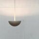 Mid-century modern style fiberglass pendant light, 1960s, set of 2.
