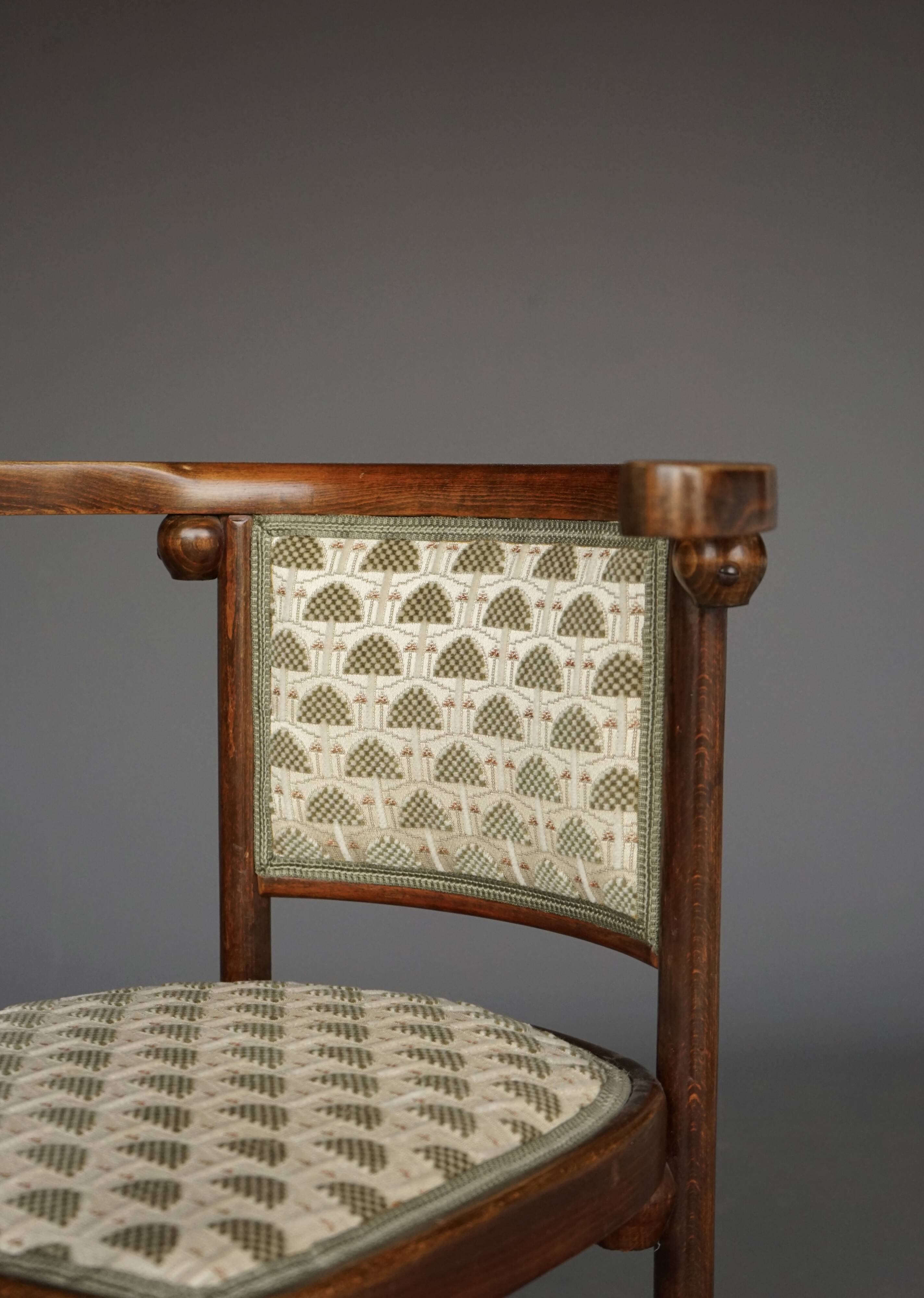 Secessionist Chair attributed to Josef Hoffmann, 1920s