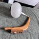 Scandinavian teak opaline wall light