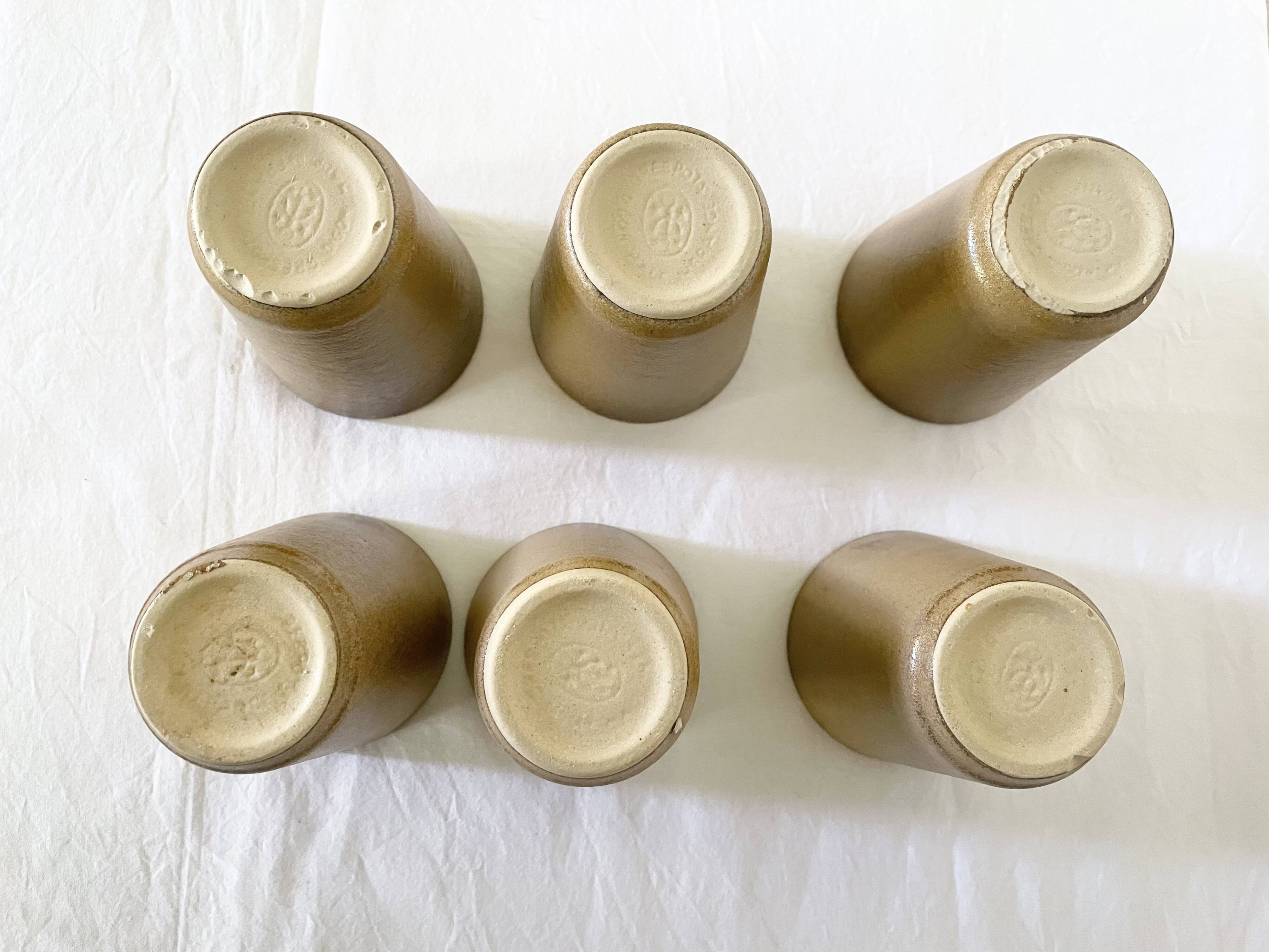 Digoin stoneware mugs