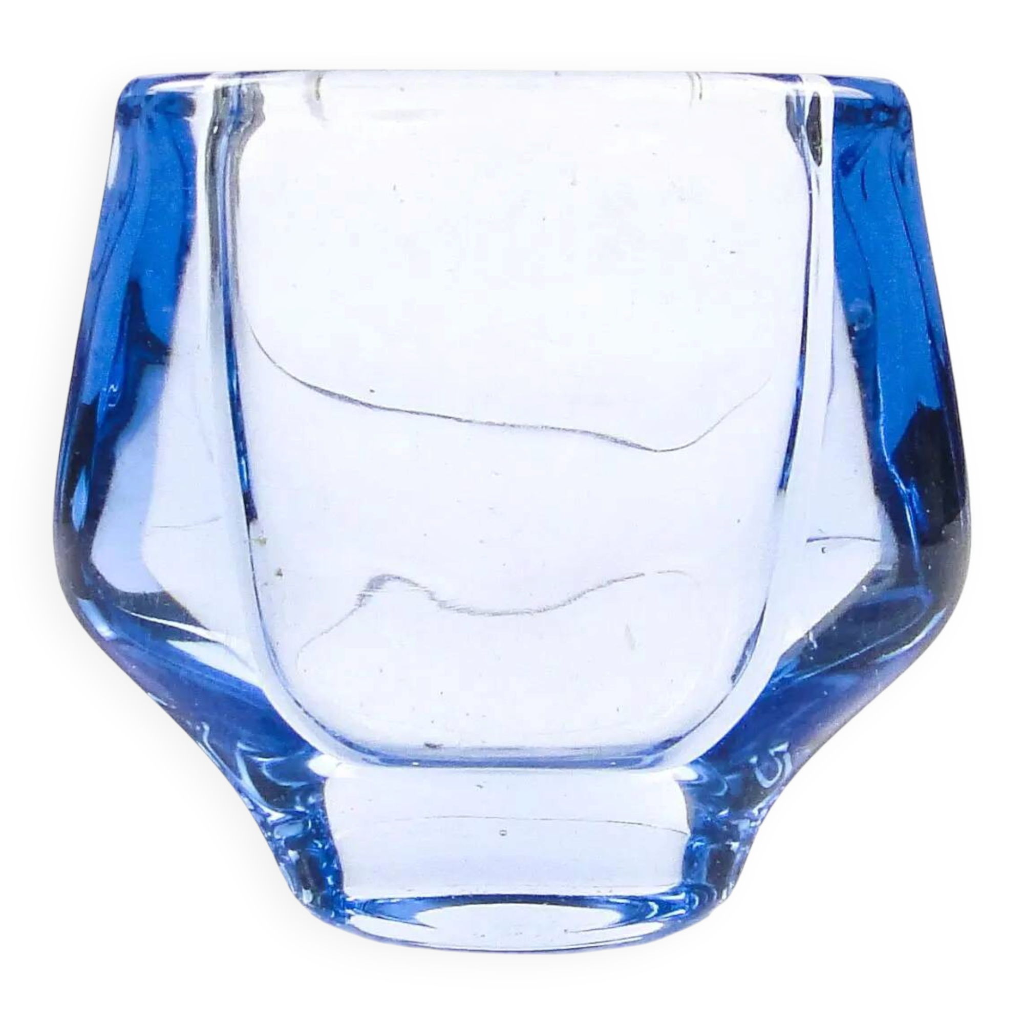 Mid-century modern vase, glass, Czechoslovakia, 1960s