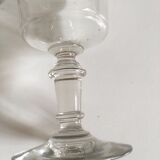 set of 9 serious roll 19th zigzag water glasses