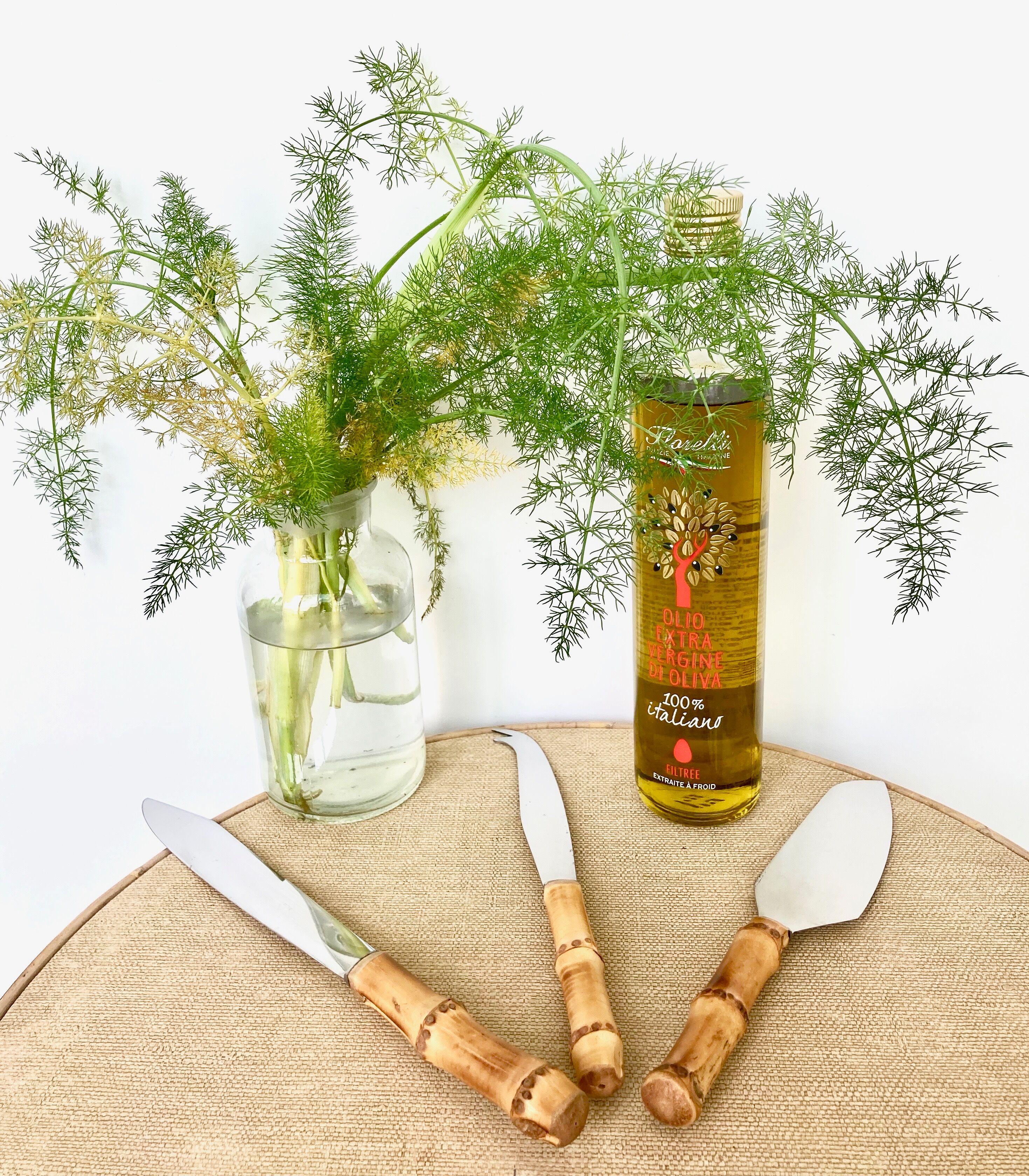 Bamboo serving cutlery