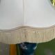 Large ceramic lamp Louis Drimmer France hand-painted 1980