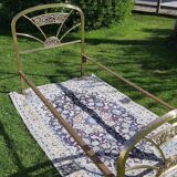 Art deco brass and bronze bed 1900
