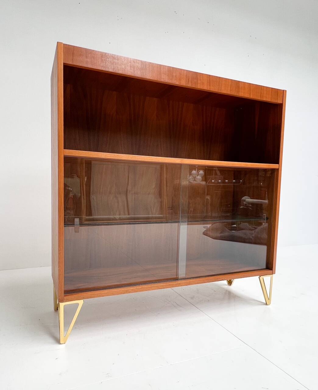 Danish vitrine cabinet 101 cm high, 1970’s