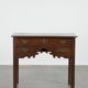 Table basse/console antique anglaise en chêne du XVIIIe siècle
