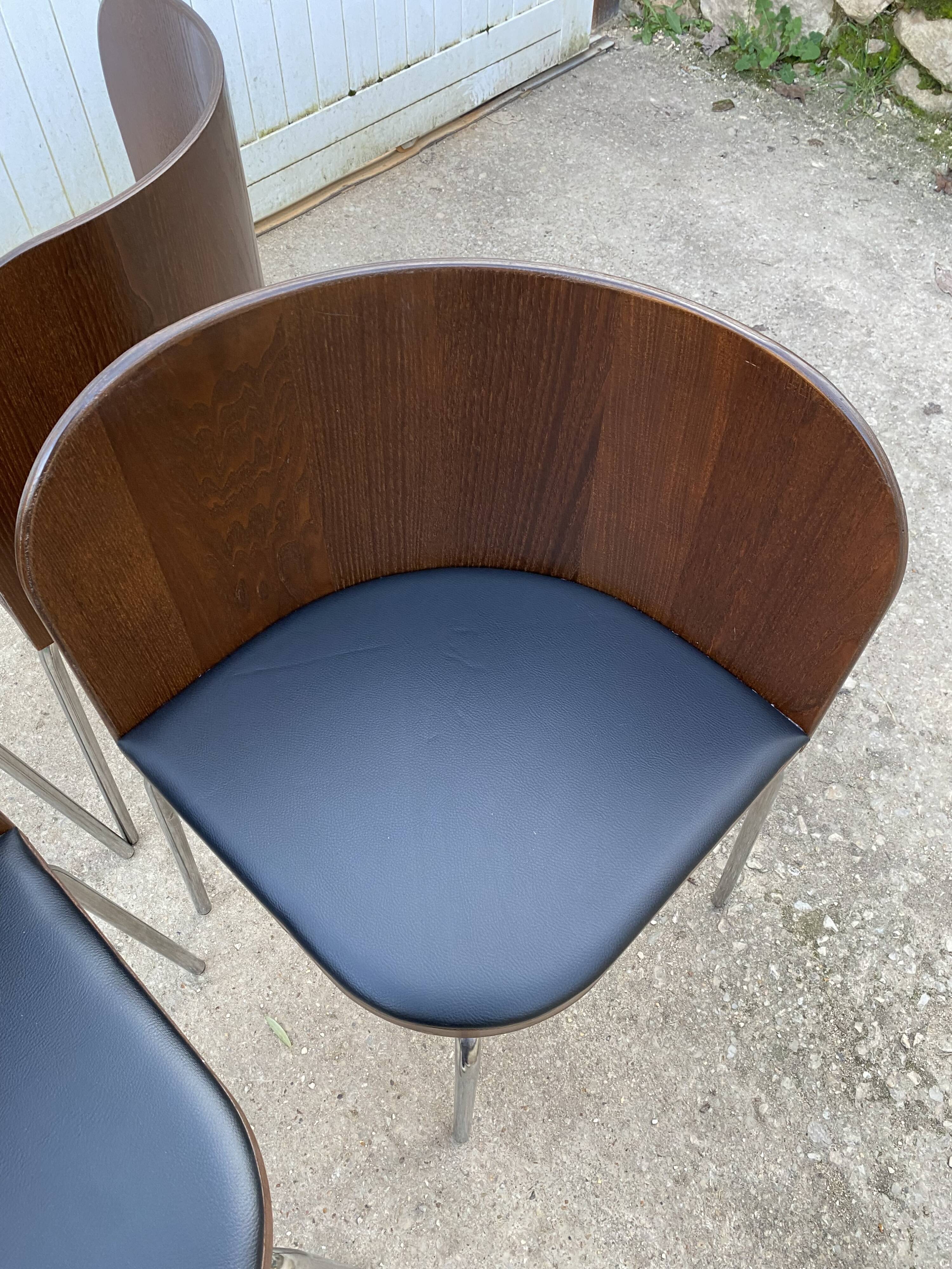 Fusion table and 4 teak chairs by Sandra Kragnert IKEA.