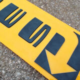 Old yellow "furniture" sign