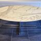 Roche Bobois table in Calacatta marble from 1980