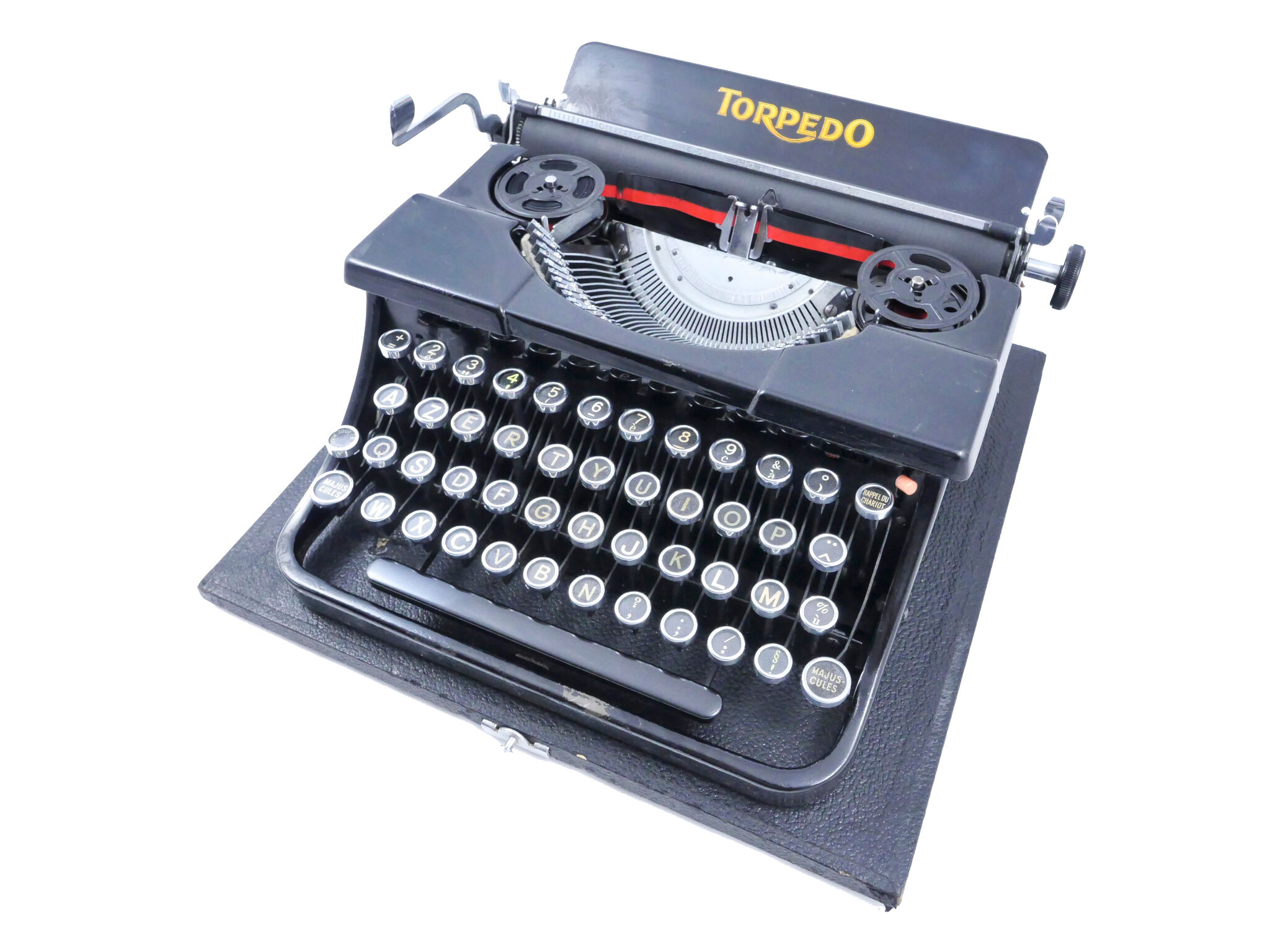 Brilliant black torpedo typewriter 1936