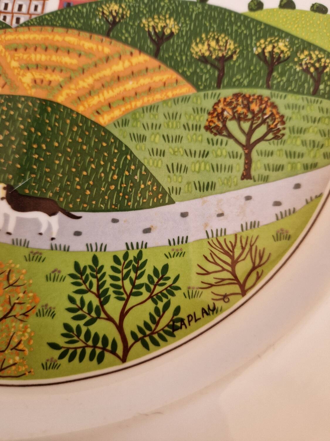 VILLEROY & BOCH Laplau dish, Naïf design - diameter 27 cm