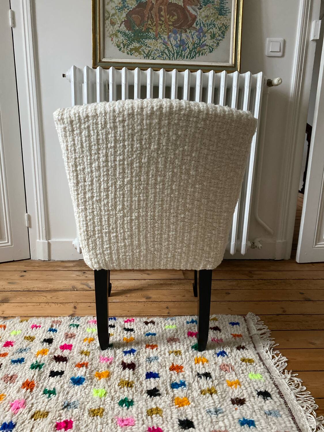 Restored empire armchair