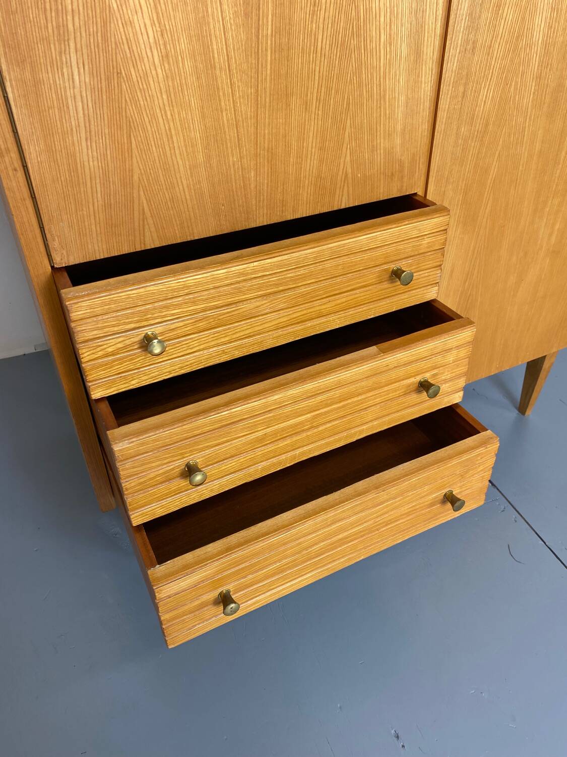 Mid-Century Modernist Highboard in Wood, 1950s