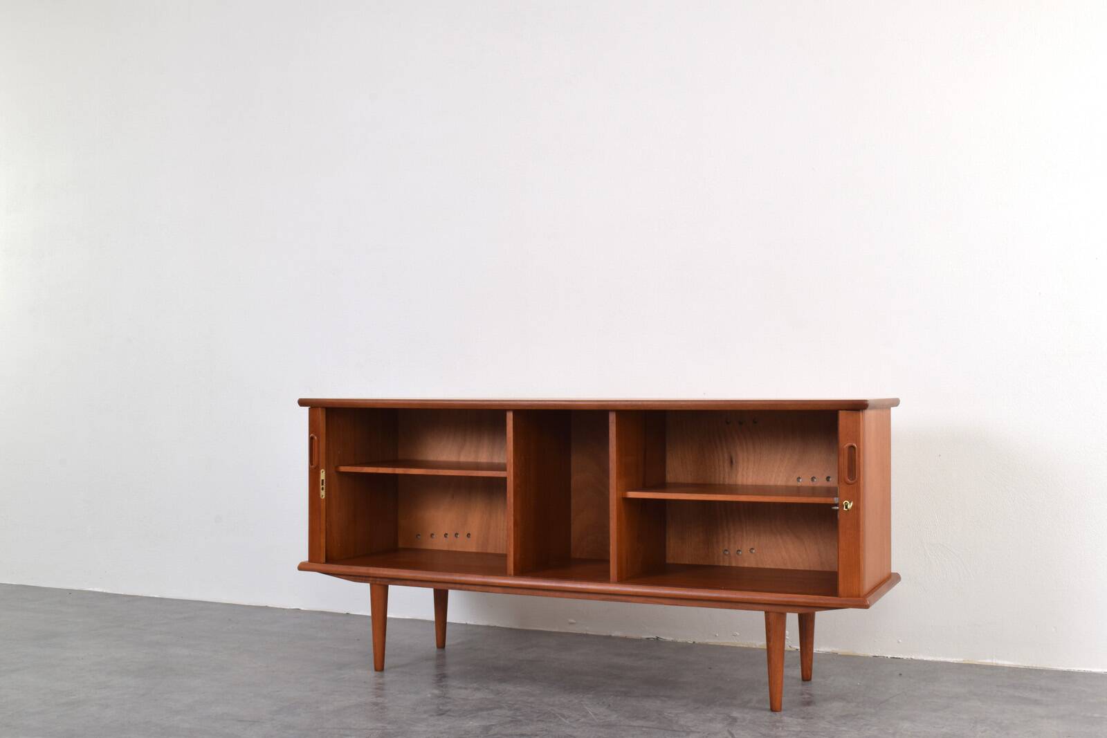 Mid-Century Danish Teak Tambour Sideboard, 1960s