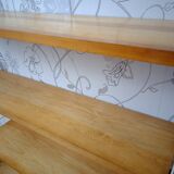 String shelves in pine. Nisse Strinning for BFB-Hyllan, Stockholm.