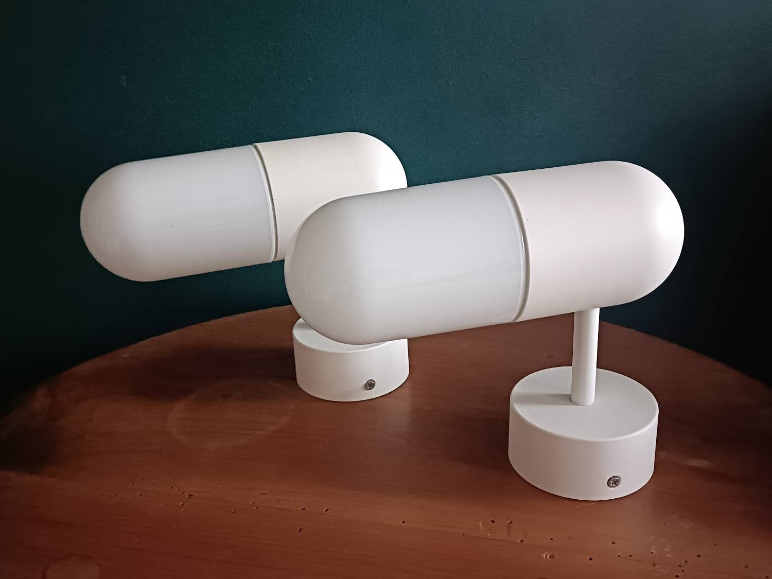 Two vintage Inma Bernúdez wall sconces