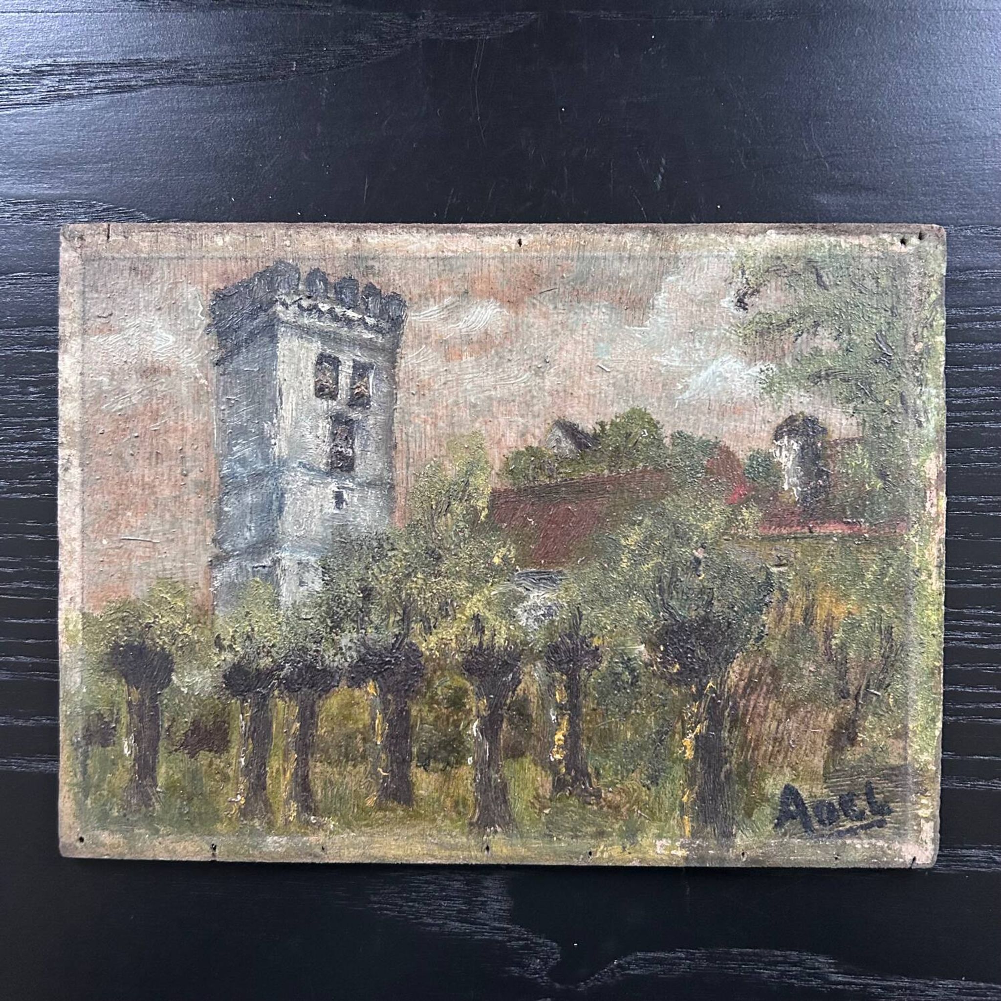Petit tableau château