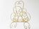 Vintage brass butterfly magazine rack 1950s 1960s 50s 60s
