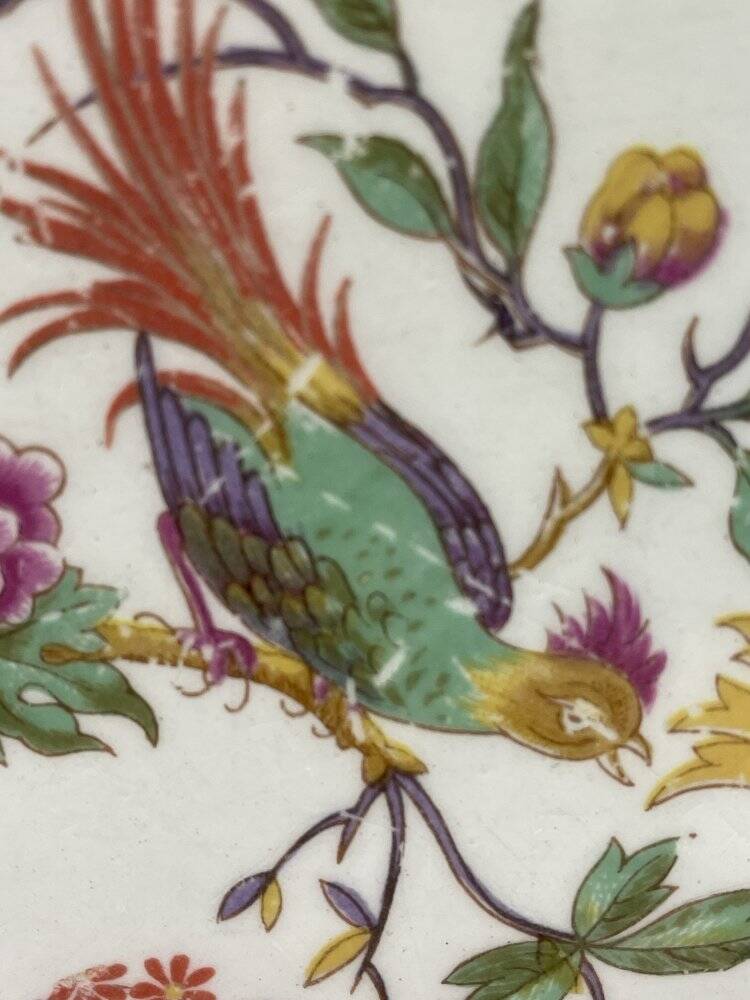 Set of 10 flat plates Digoin & Sarreguemines Nanteuil