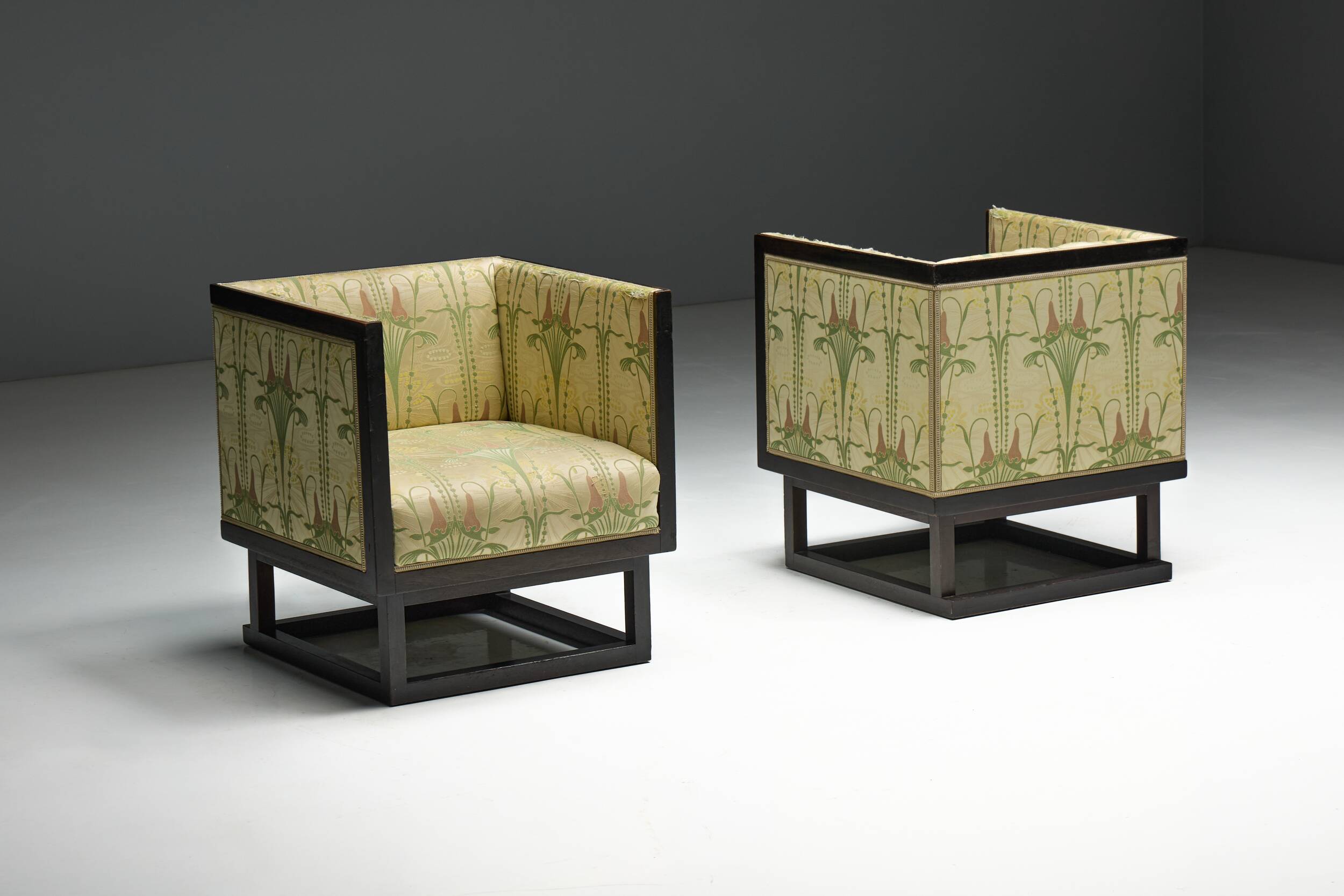 Cabinet Armchairs by Josef Hoffmann, Austria, 1903