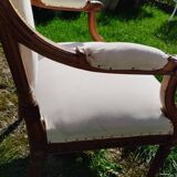 Paire de fauteuils anciens style louis xvi
