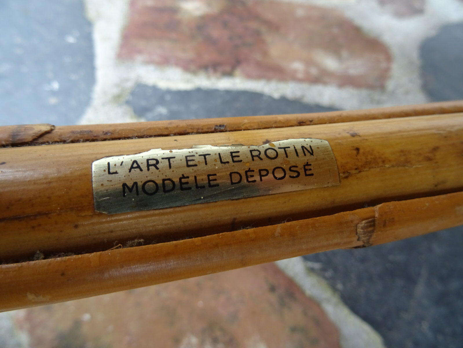 Sun rattan coffee table