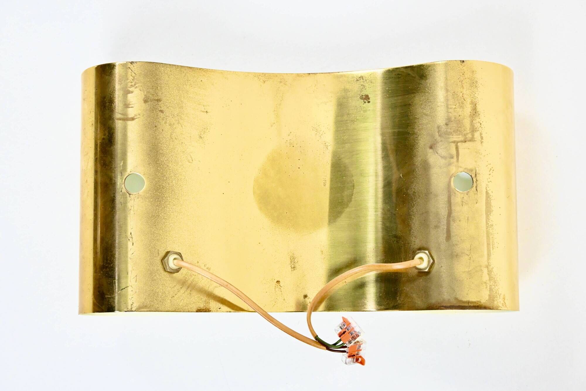 Golden Foglio wall lamp by Tobia & Afra Scarpa for Flos, 1960s