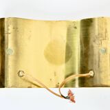 Golden Foglio wall lamp by Tobia & Afra Scarpa for Flos, 1960s