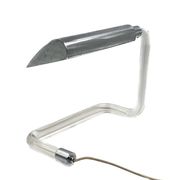 Peter hamburger, crylicord modernist crylicord desk lamp, knoll international, 1960s