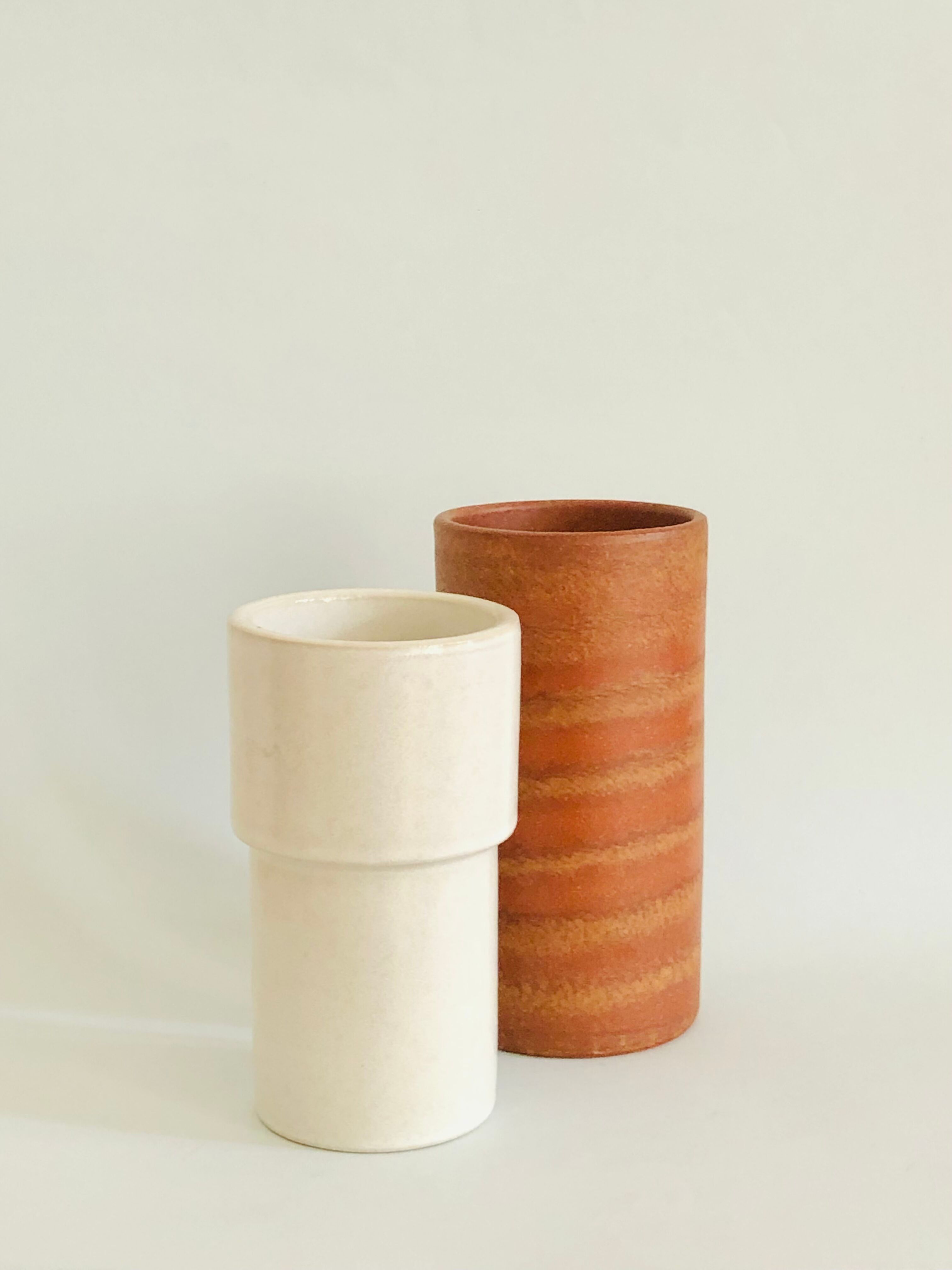 Vintage Dutch vase duo