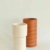 Vintage Dutch vase duo