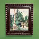 Tableau early 20th century "The Calvary"