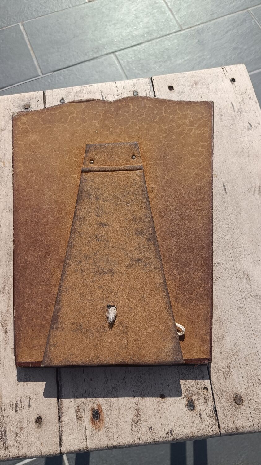 Pink art deco table mirror