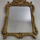 19th-century gilded wooden mirror