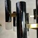 Vintage design 'hexagon' black & gold chandelier – Boulanger
