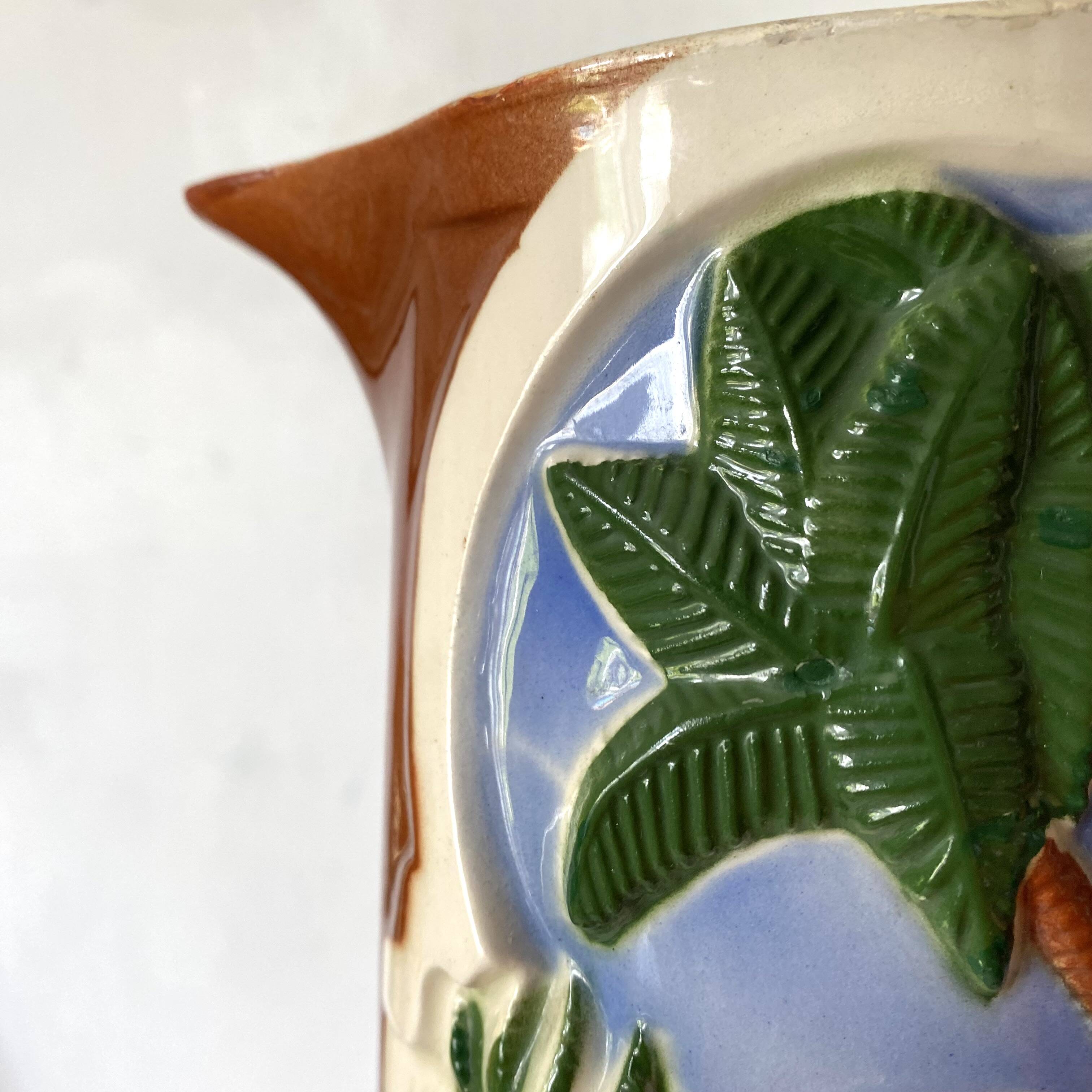 Marabout palm slip pitcher