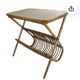 Table d’appoint et porte revue vintage