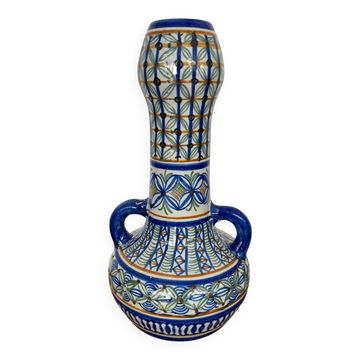 Vase faïence majolique ancien