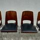 6 stackable Baumann chairs