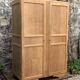 Parisian art deco wardrobe solid raw wood wardrobe