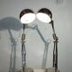 Paire de lampes articulées époque vintage 1980s design indus