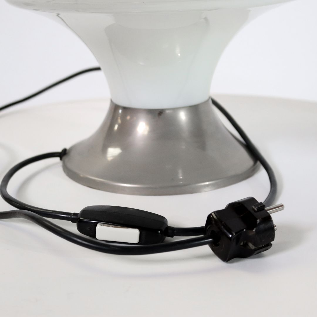 Space age glass table lamp 1970s