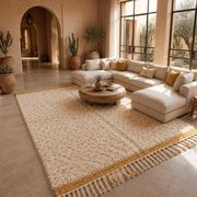 Handmade traditional Berber rug size 3/4 m